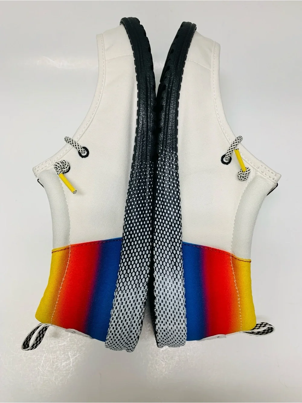 HEYDUDE x NASCAR Wally Daytona Slip-On Men's Shoes Size 10 White Multi Color